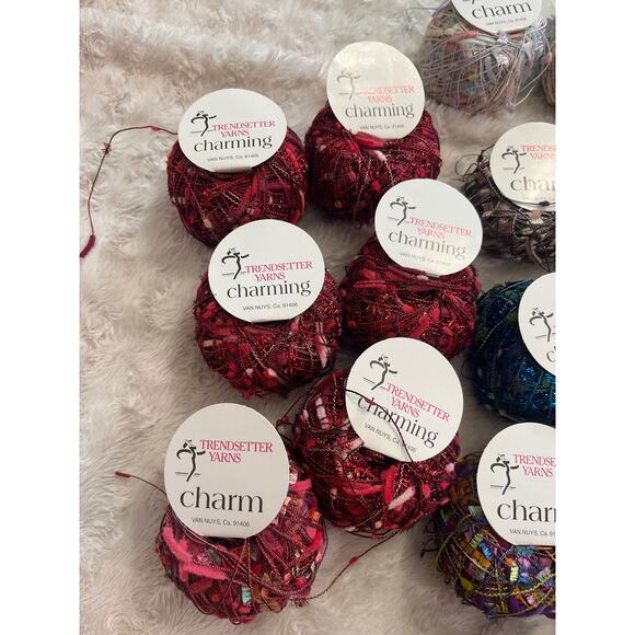 NEW Bundle lot of 33 trendsetter skeins yarns multiple colors - Picture 3 of 8